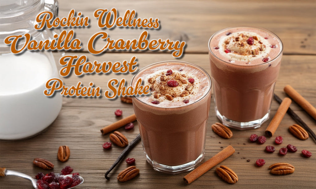 Rockin Wellness Vanilla Cranberry Harvest Smoothie