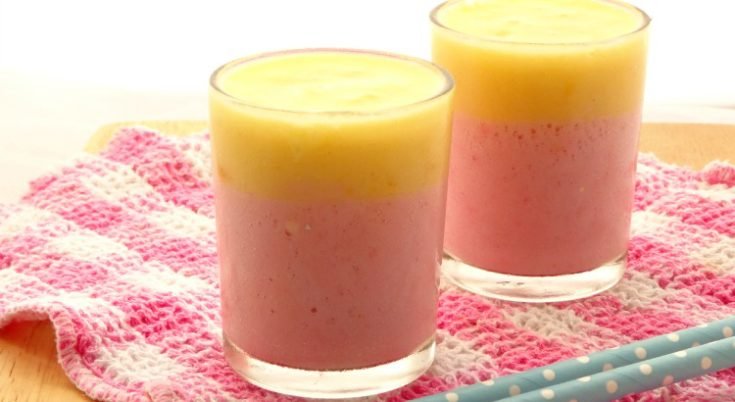 Rockin' Mango and Strawberry Smoothie