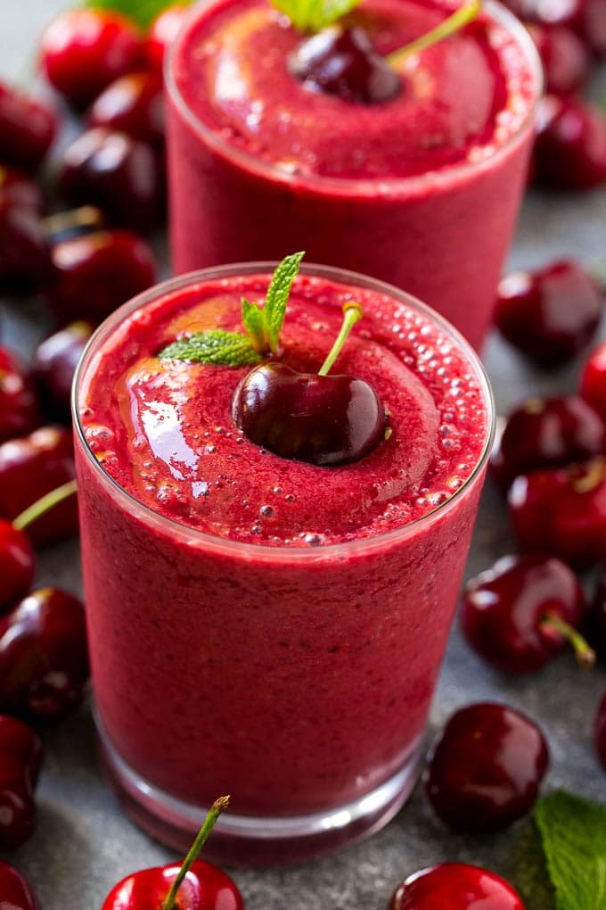 Rockin' Wellness Cherry Chocolate Smoothie