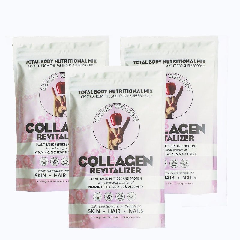 Rockin Wellness Vegan Collagen Revitalizer – Plant-Based Collagen Peptides