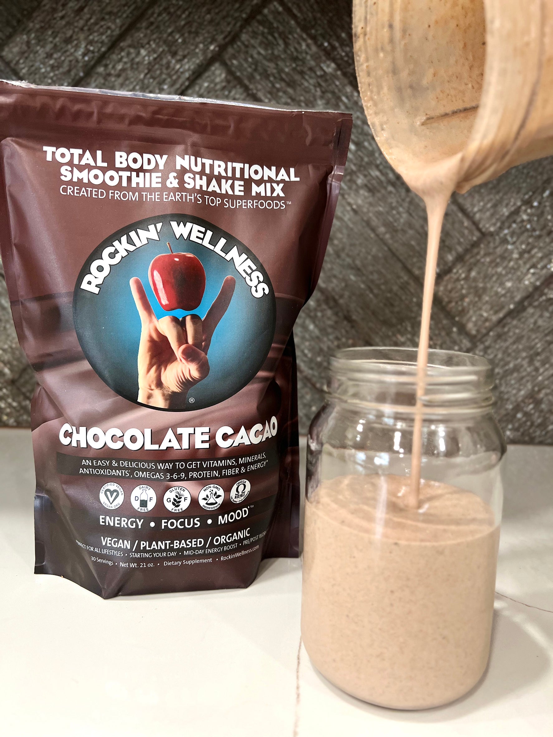 Power Rock Trio Bundle | Chocolate & Mocha Shake Kit | Rockin Wellness