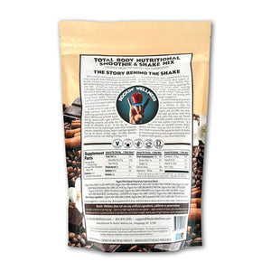 Rockin Wellness Mocha Swirl Shake mix bag back