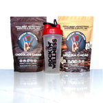 Rockin Wellness Power Rock Trio Bundle -  Chocolate and Mocha Nutritional Shake Mix & BlenderBottle Shaker Cup