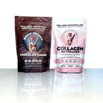Rockin Wellness Glowing Youth Bundle - Chocolate Cacao Nutrition Shake and Vegan Collagen Revitaizer