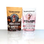 Rockin Wellness Glowing Youth Bundle - Chocolate Cacao Nutrition Shake and Vegan Collagen Revitaizer