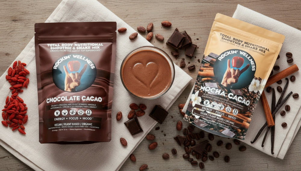 Power Rock Trio Bundle | Chocolate & Mocha Shake Kit | Rockin Wellness