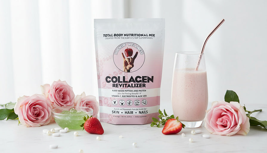 Rockin Wellness Vegan Collagen Revitalizer – Plant-Based Collagen Peptides
