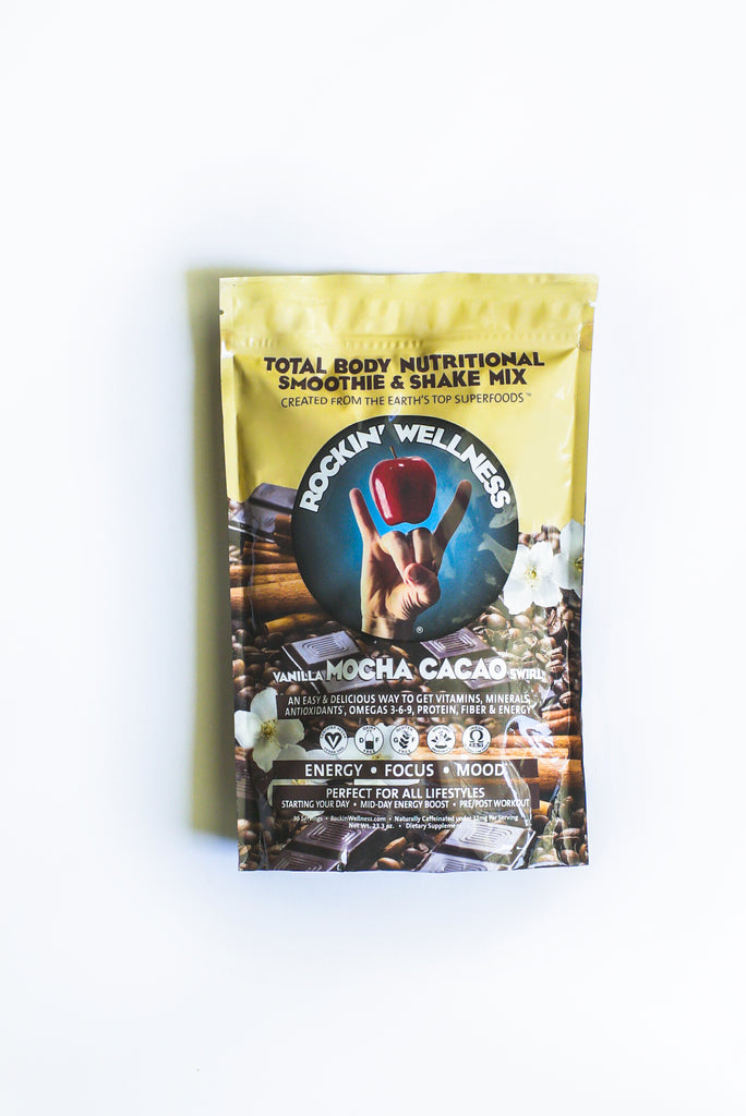 Mocha Vegan Superfood Nutritional Mix by Rockin Wellness