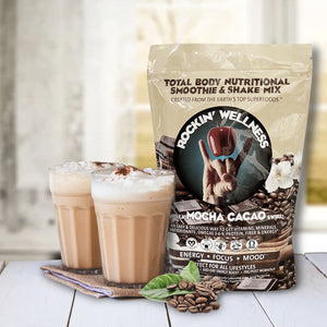 Chocolate Cacao Superfood Nutritional Shake by Rockin' Wellness